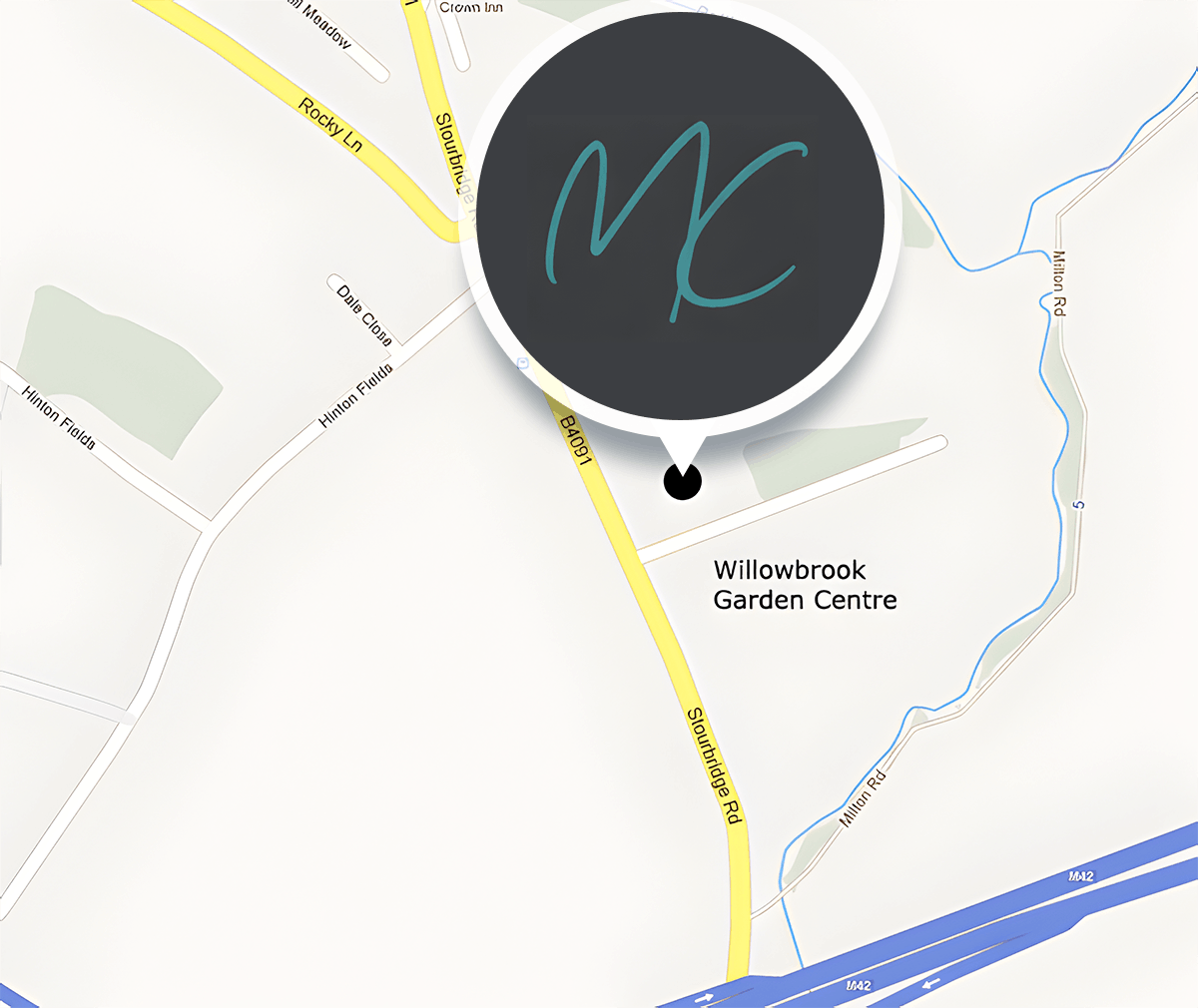 Marvel Carpets Bromsgrove Map